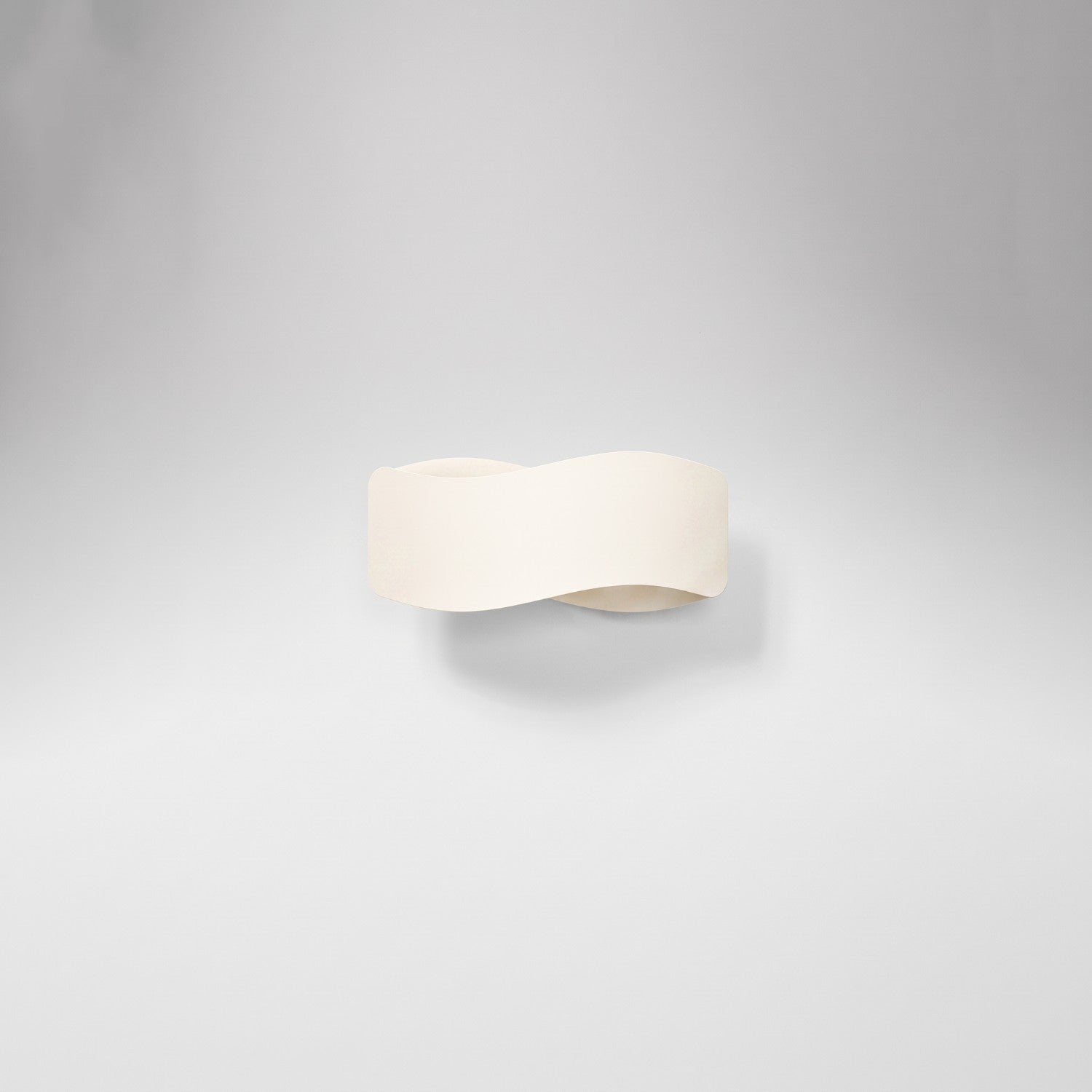 Applique Murale Flux Lumineux 30 Vague Acier Beige