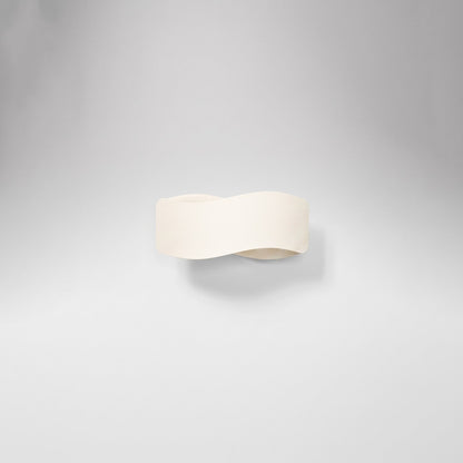 Applique Murale Flux Lumineux 30 Vague Acier Beige