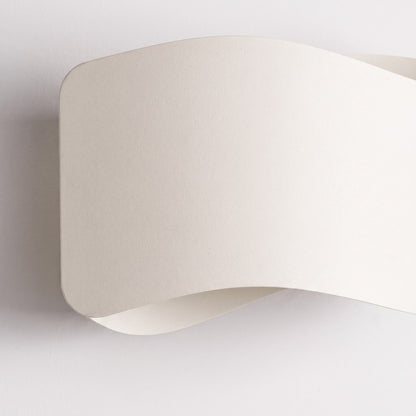 Applique Murale Flux Lumineux 30 Vague Acier Beige