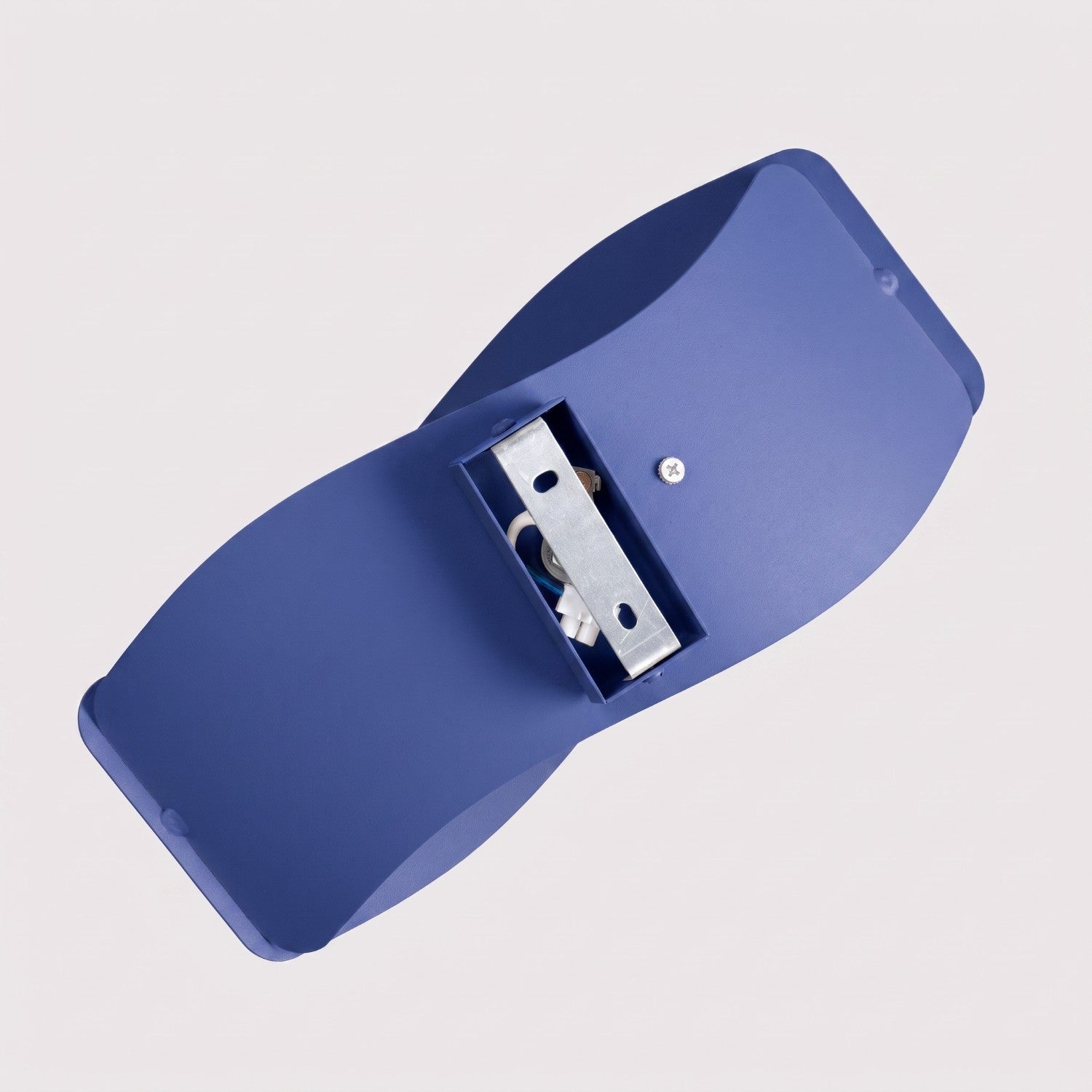 Applique Murale Flux Lumineux 30 Vague Acier Bleu Outremer