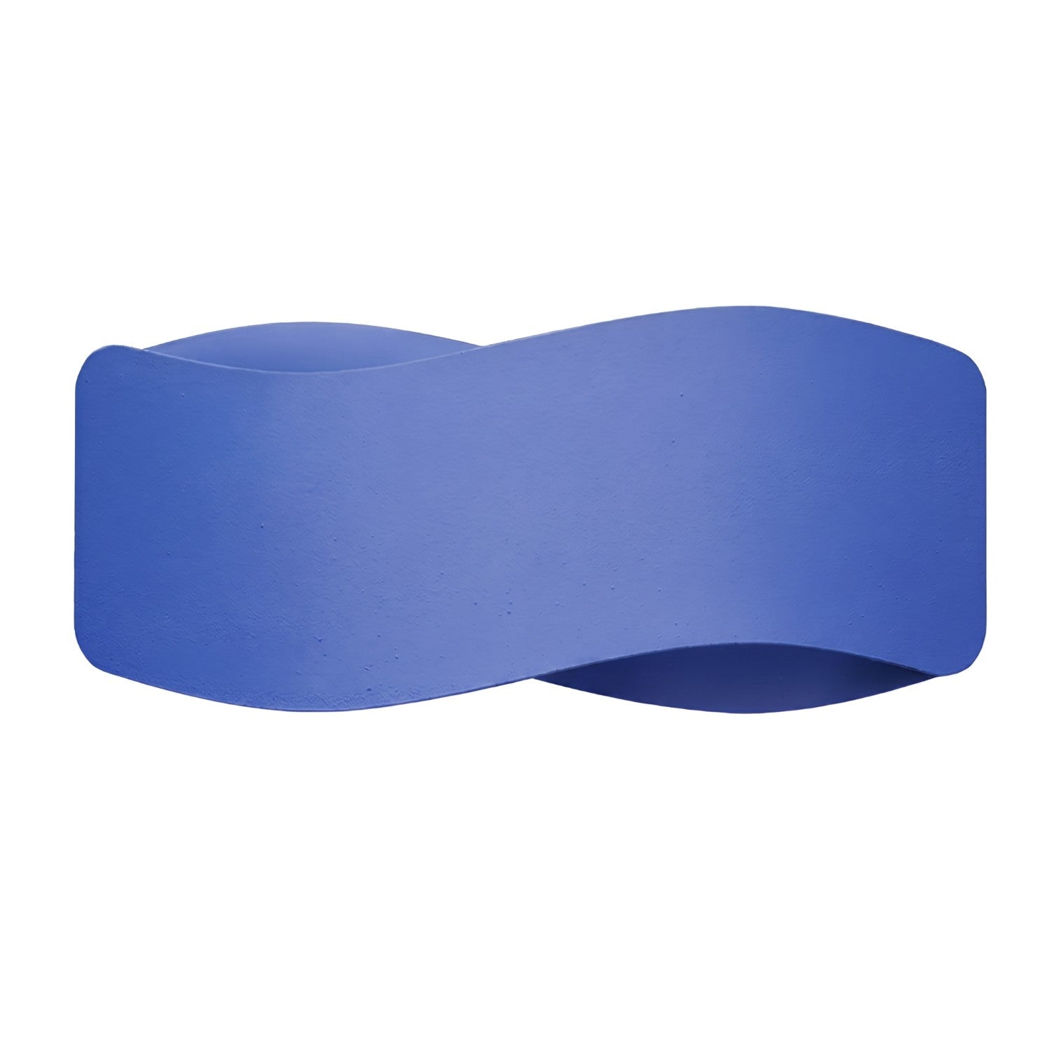 Applique Murale Flux Lumineux 30 Vague Acier Bleu Outremer