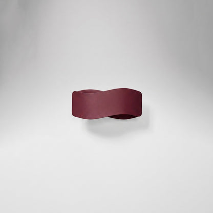 Applique Murale Flux Lumineux 30 Vague Acier Bordeaux
