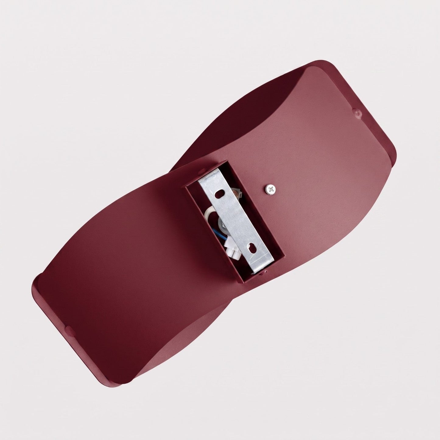 Applique Murale Flux Lumineux 30 Vague Acier Bordeaux