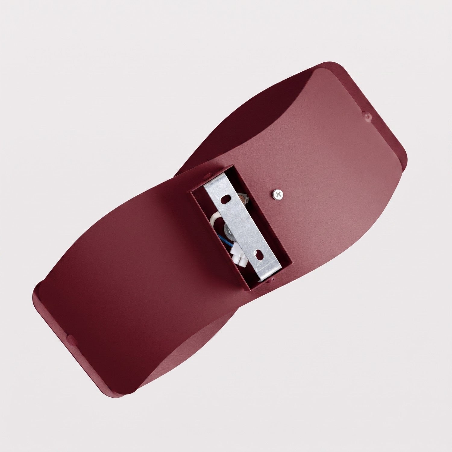 Applique Murale Flux Lumineux 30 Vague Acier Bordeaux