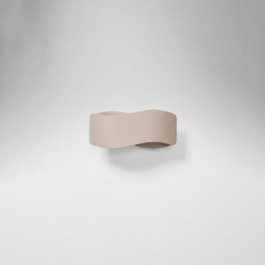 Applique Murale Flux Lumineux 30 Vague Acier Taupe