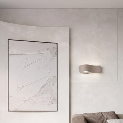 Applique Murale Flux Lumineux 30 Vague Acier Taupe