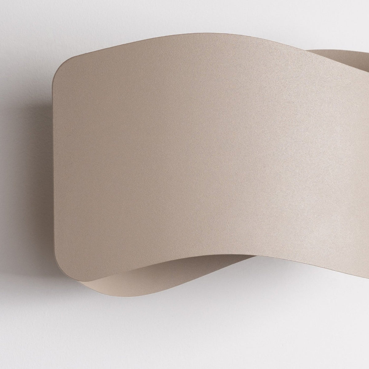 Applique Murale Flux Lumineux 30 Vague Acier Taupe