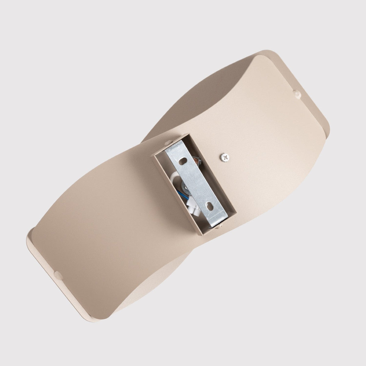 Applique Murale Flux Lumineux 30 Vague Acier Taupe