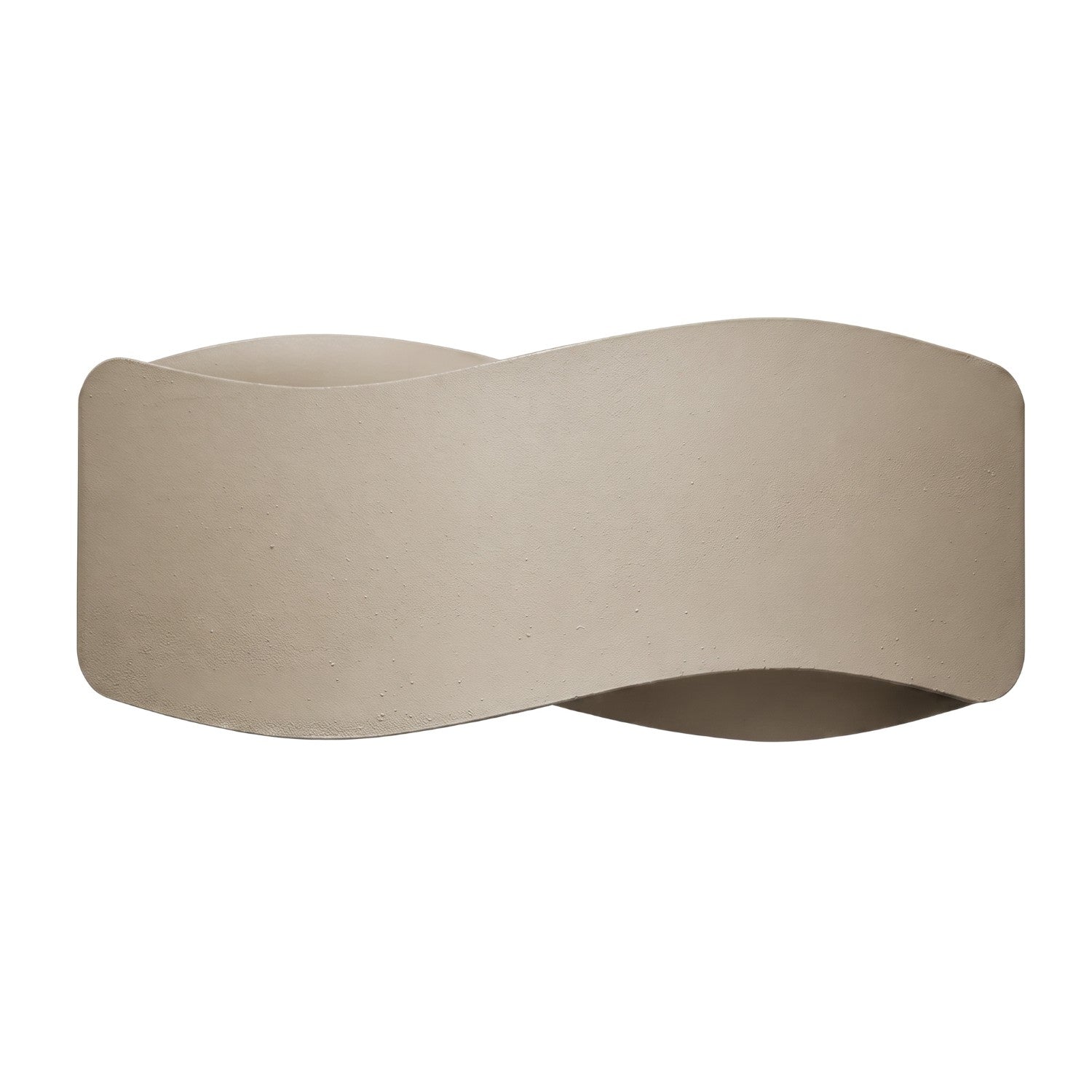 Applique Murale Flux Lumineux 30 Vague Acier Taupe