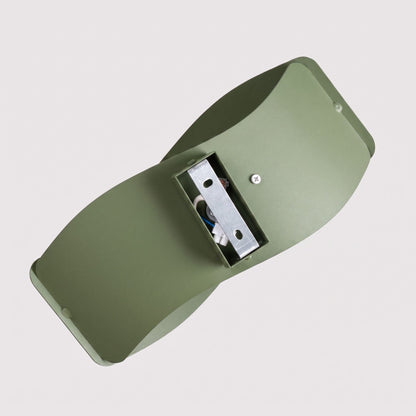 Applique Murale Flux Lumineux 30 Vague Acier Vert Olive