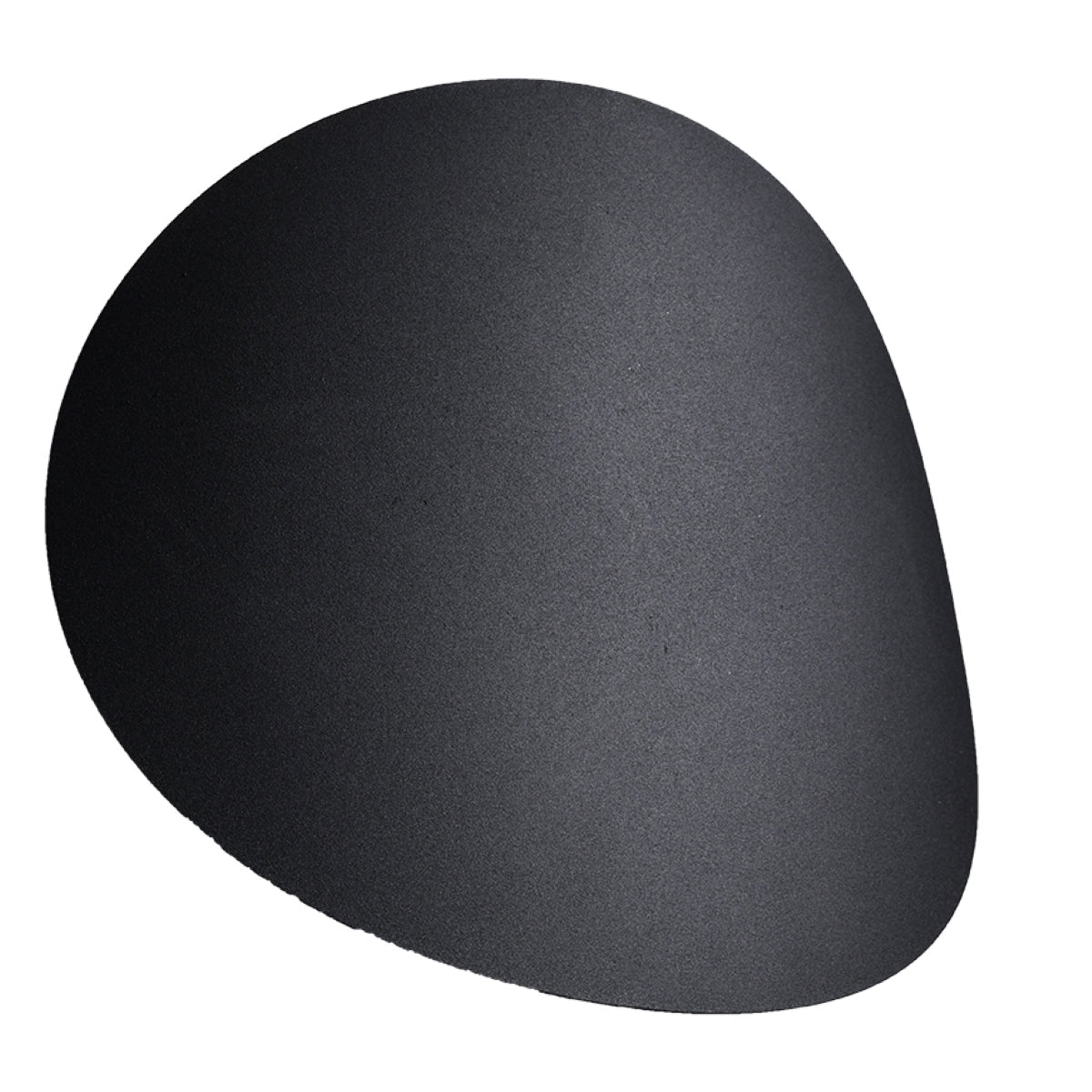 Applique Murale Ombre Douce Galet en Métal Noir Mat