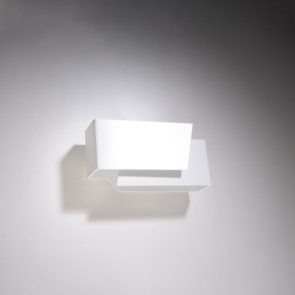 Applique Murale Géométrique 3D Blanche