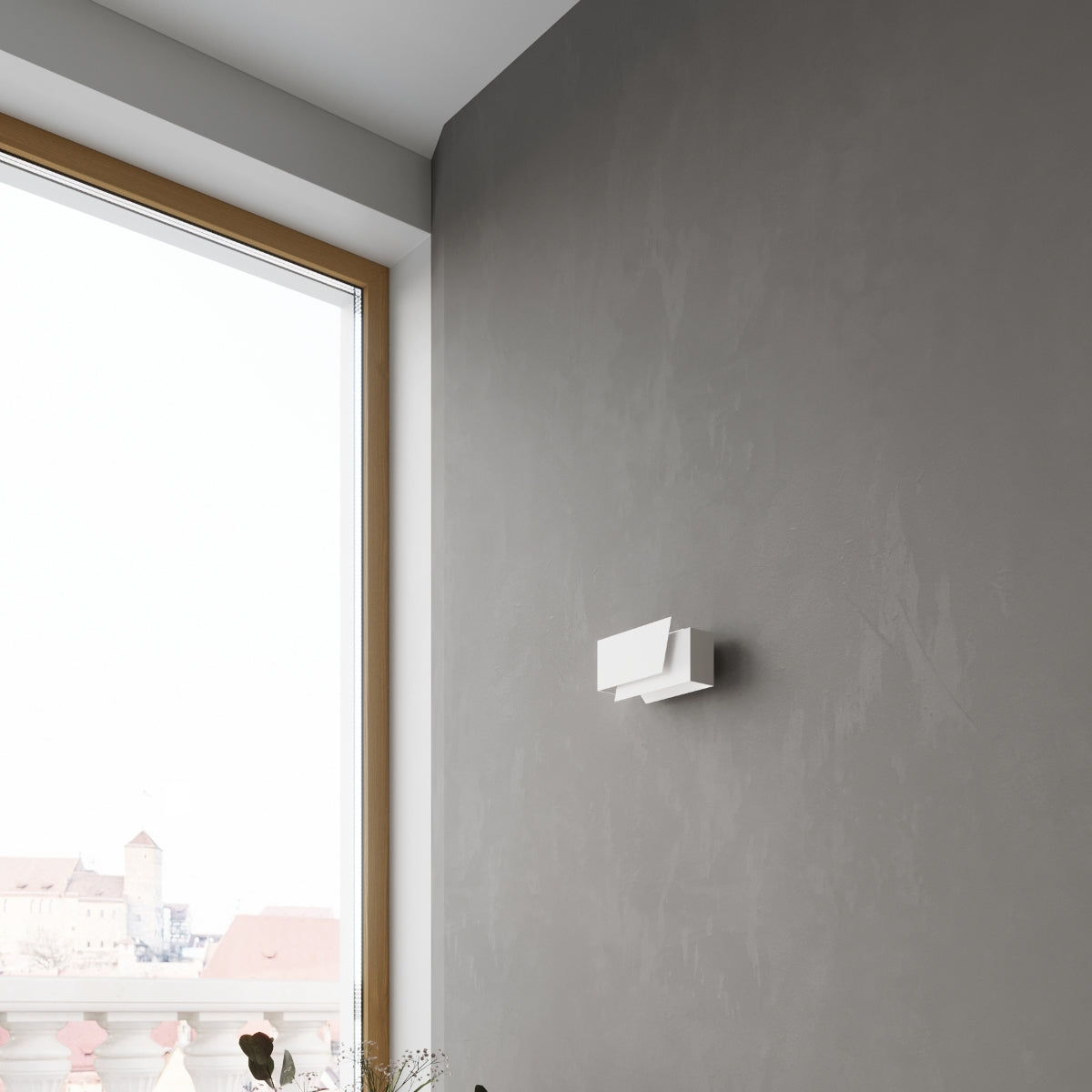 Applique Murale Géométrique 3D Blanche
