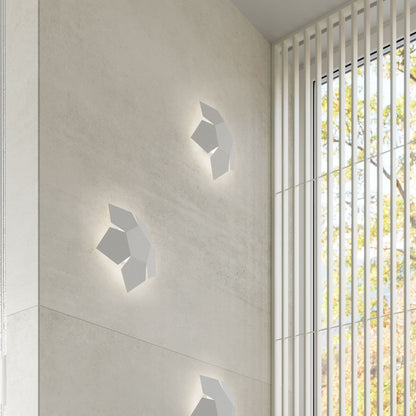 Applique Murale Géométrique Pentagone Blanche