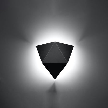 Applique Murale Géométrique Triangle Noire