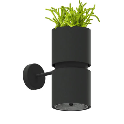 Applique Murale Jardinière Lumineuse Noire