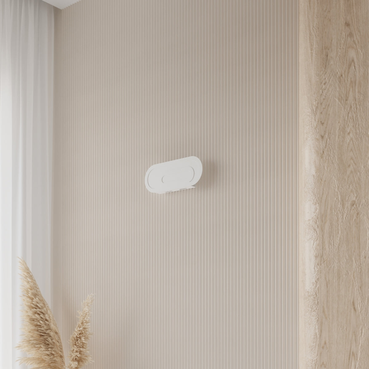 Applique Murale Ligne Pure Acier Blanc
