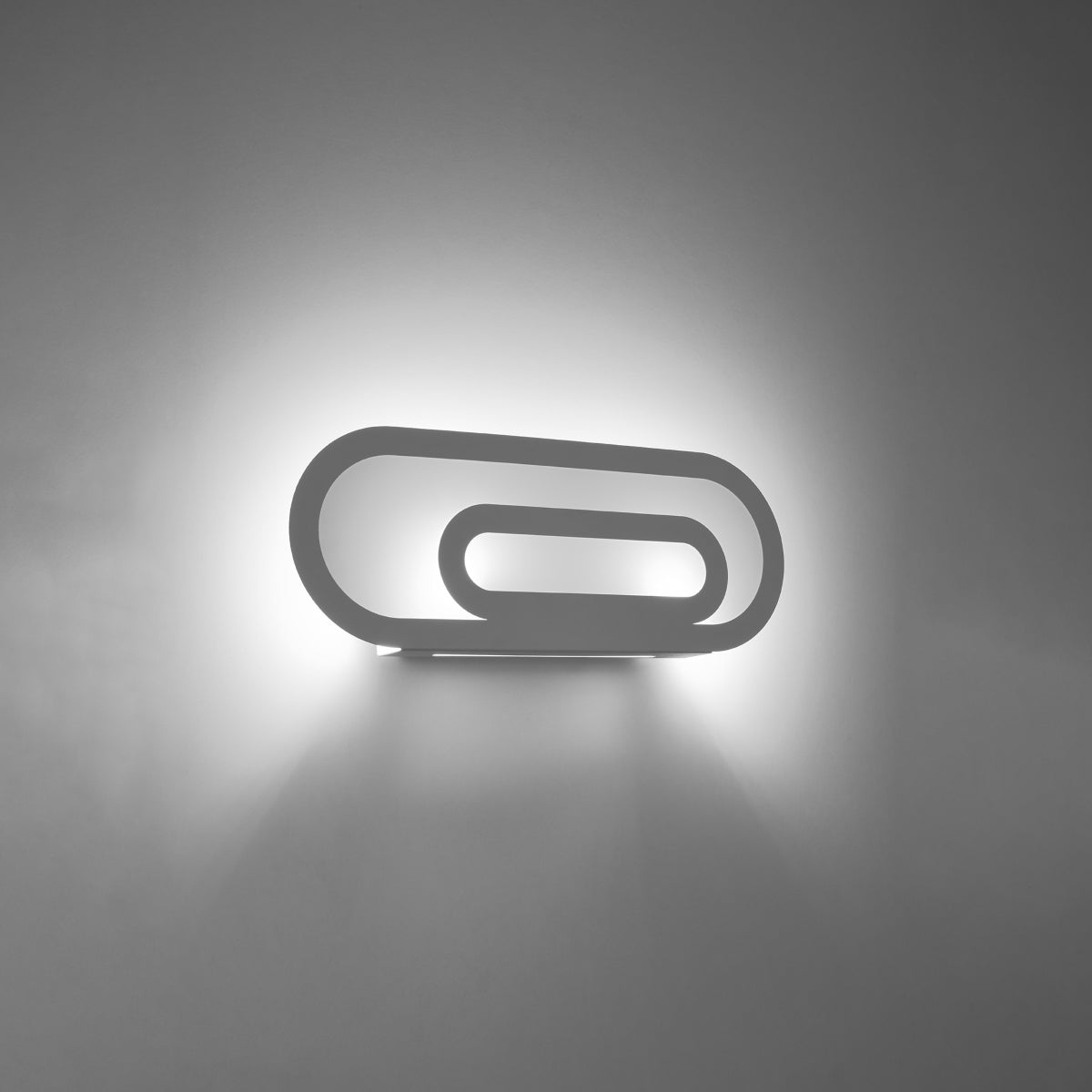 Applique Murale Ligne Pure Acier Blanc
