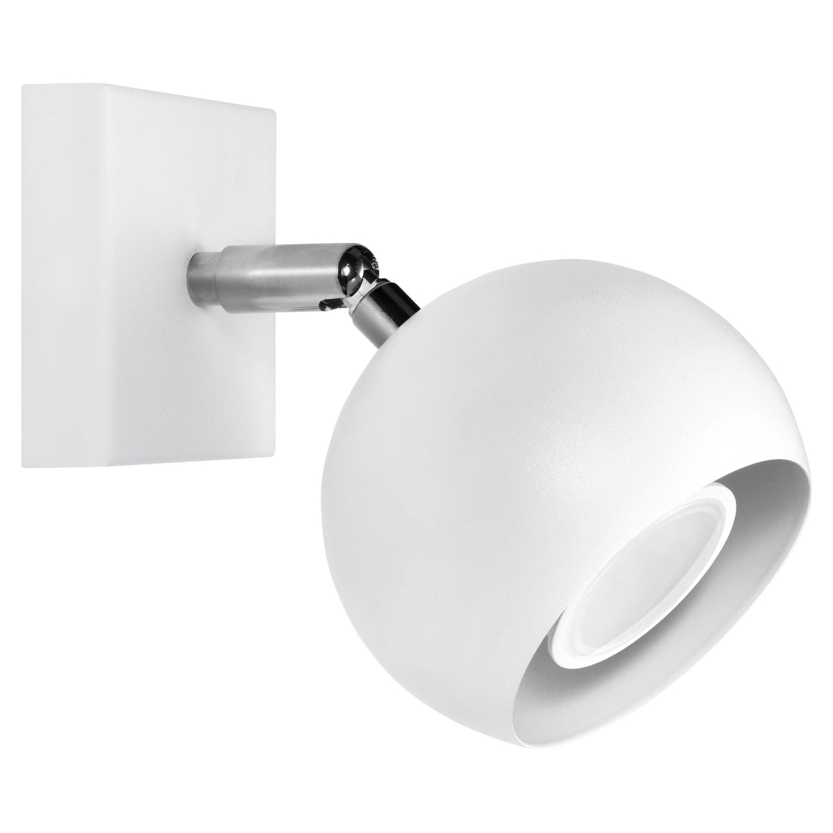 Applique Murale Oculaire Spot Orientable Blanche