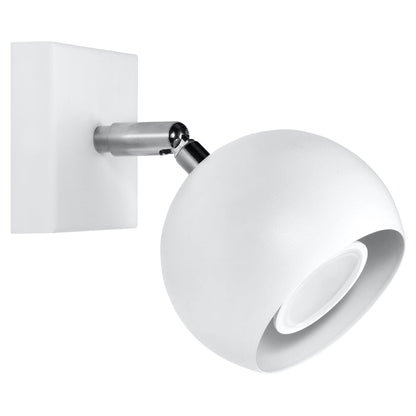 Applique Murale Oculaire Spot Orientable Blanche