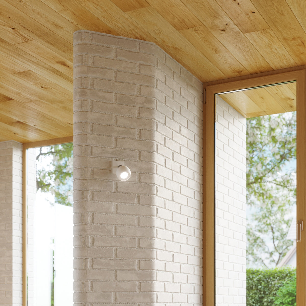 Applique Murale Oculaire Spot Orientable Blanche