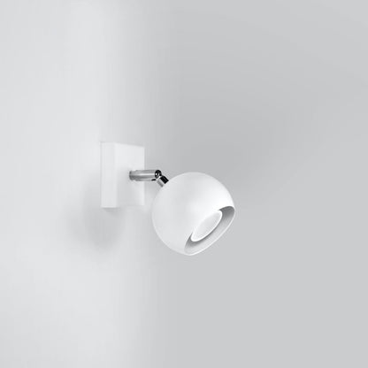 Applique Murale Oculaire Spot Orientable Blanche
