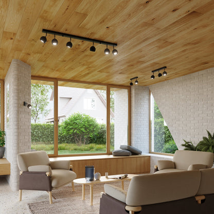 Applique Murale Oculaire Spot Orientable Noire