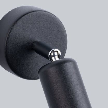 Applique Murale Orientable Spot Minimaliste Acier Noir
