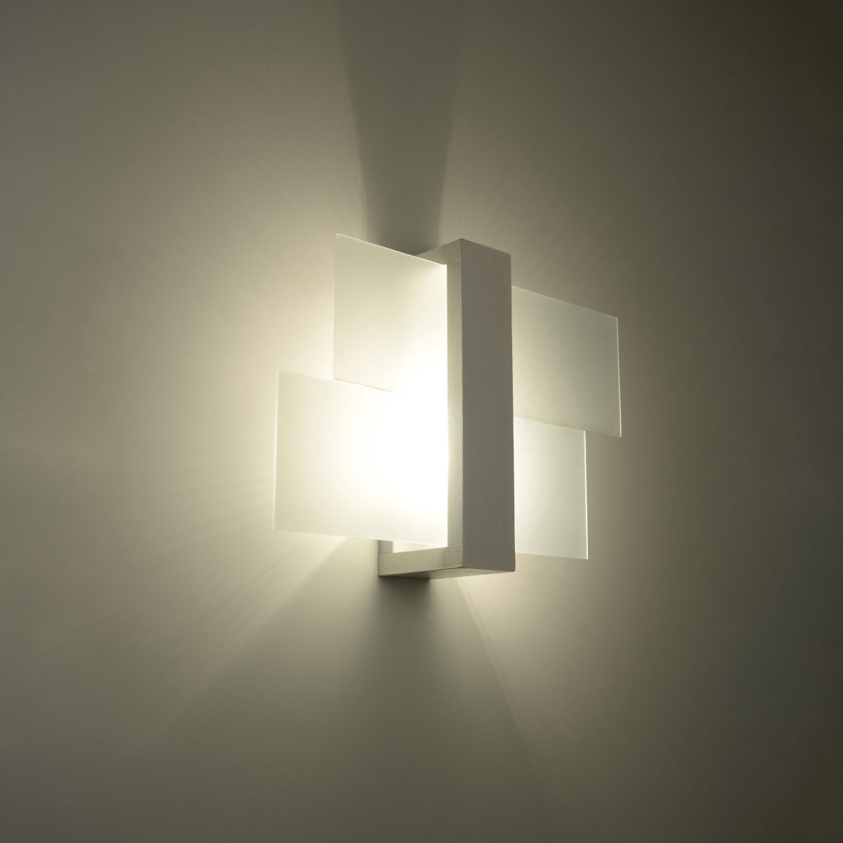 Applique Murale Panneaux Horizontal Blanche