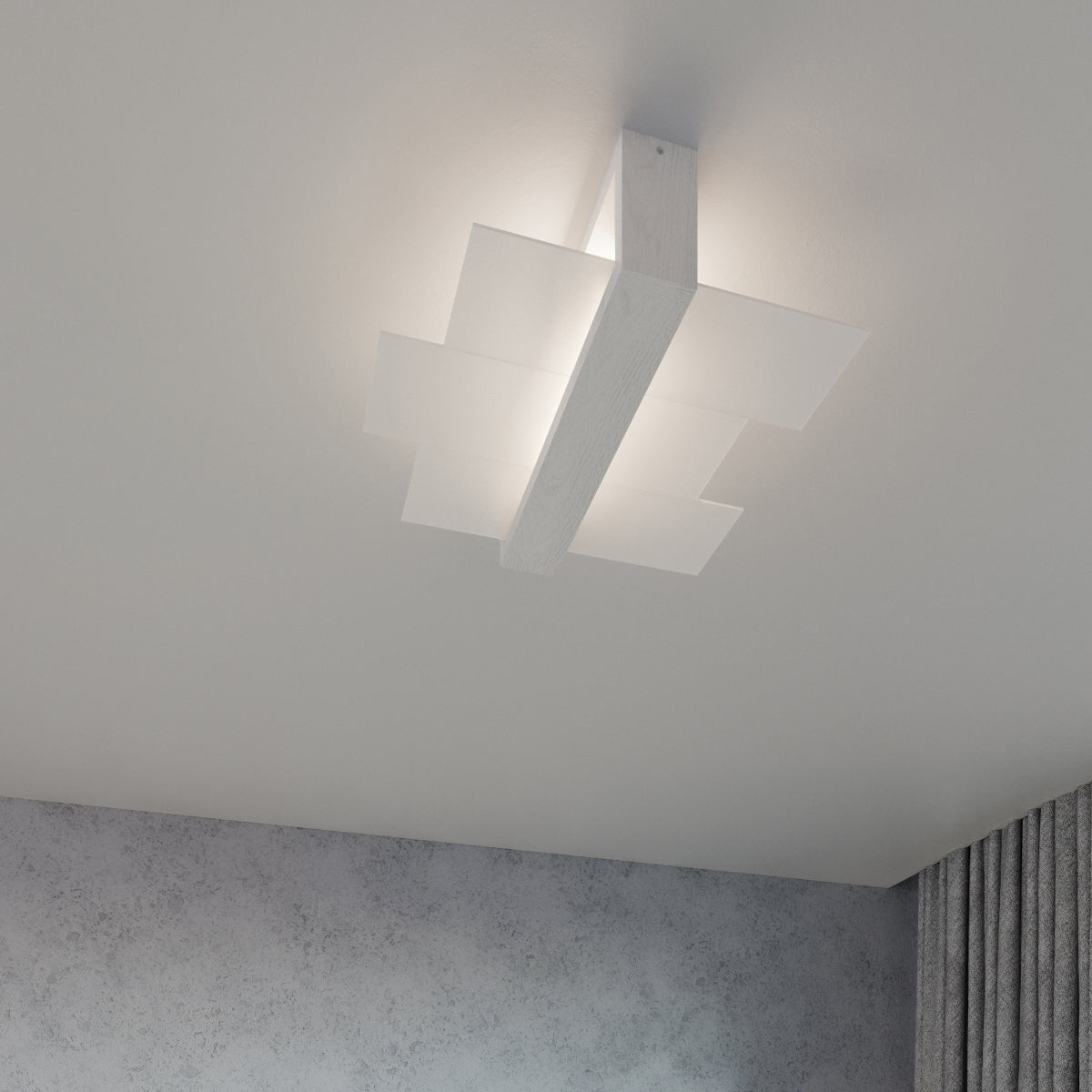 Applique Murale Panneaux Horizontal Blanche