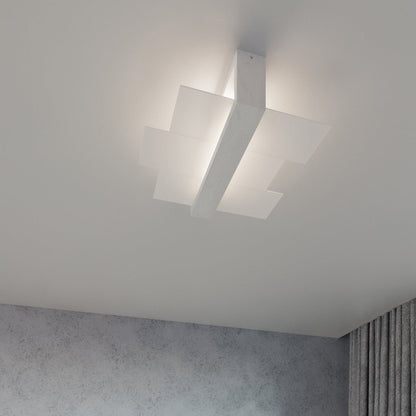 Applique Murale Panneaux Horizontal Blanche