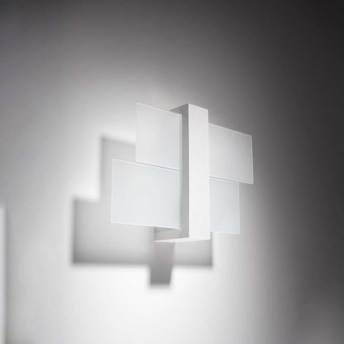 Applique Murale Panneaux Horizontal Blanche