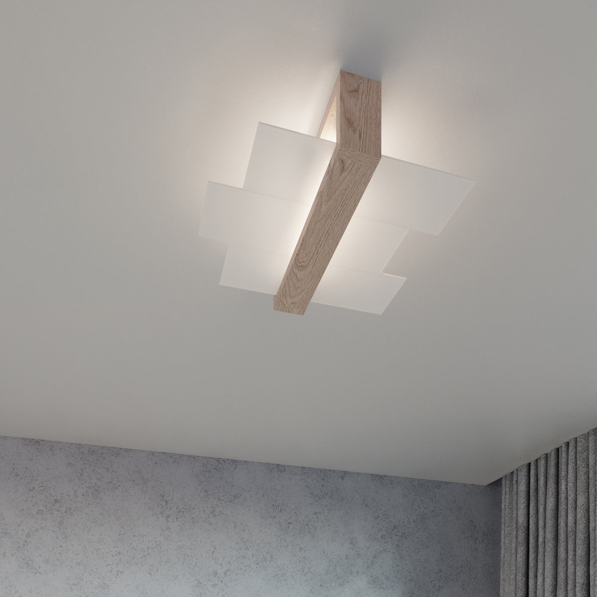 Applique Murale Panneaux Horizontal Bois