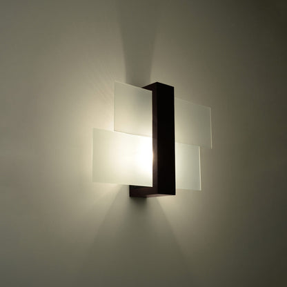 Applique Murale Panneaux Horizontal Noire