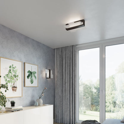 Applique Murale Panneaux Horizontal Noire