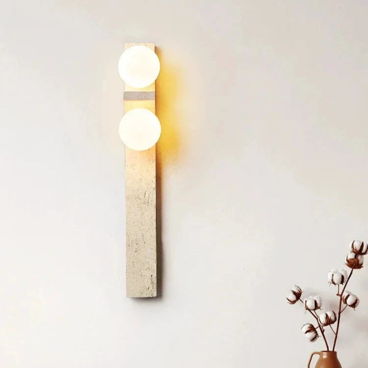 Applique Murale Pierre Bande Verticale LED