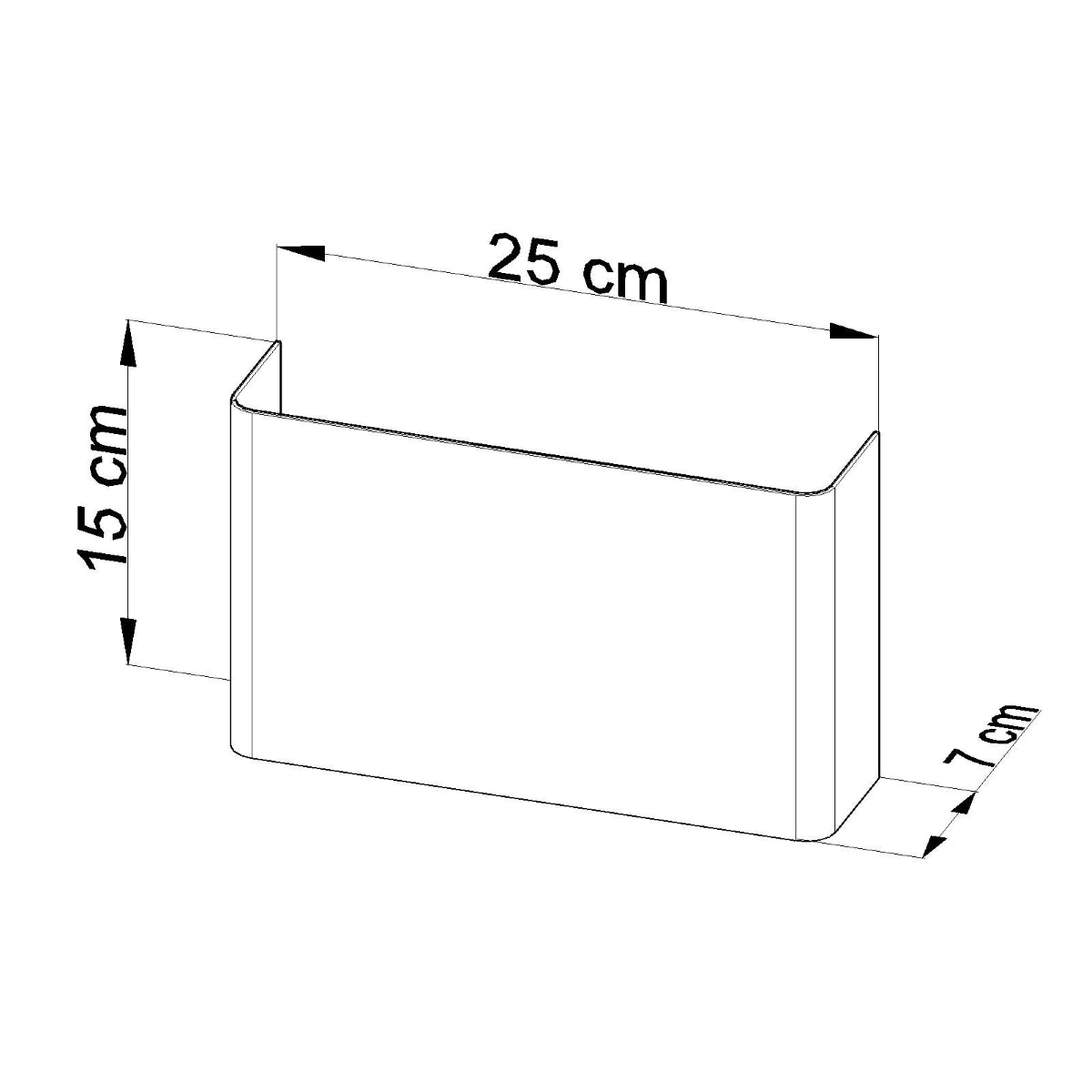 Applique Murale Plaque Minimaliste Blanche