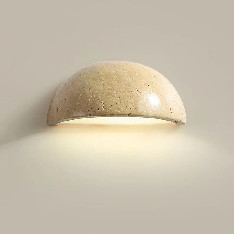 Applique Murale Semi-Circulaire en Marbre LED