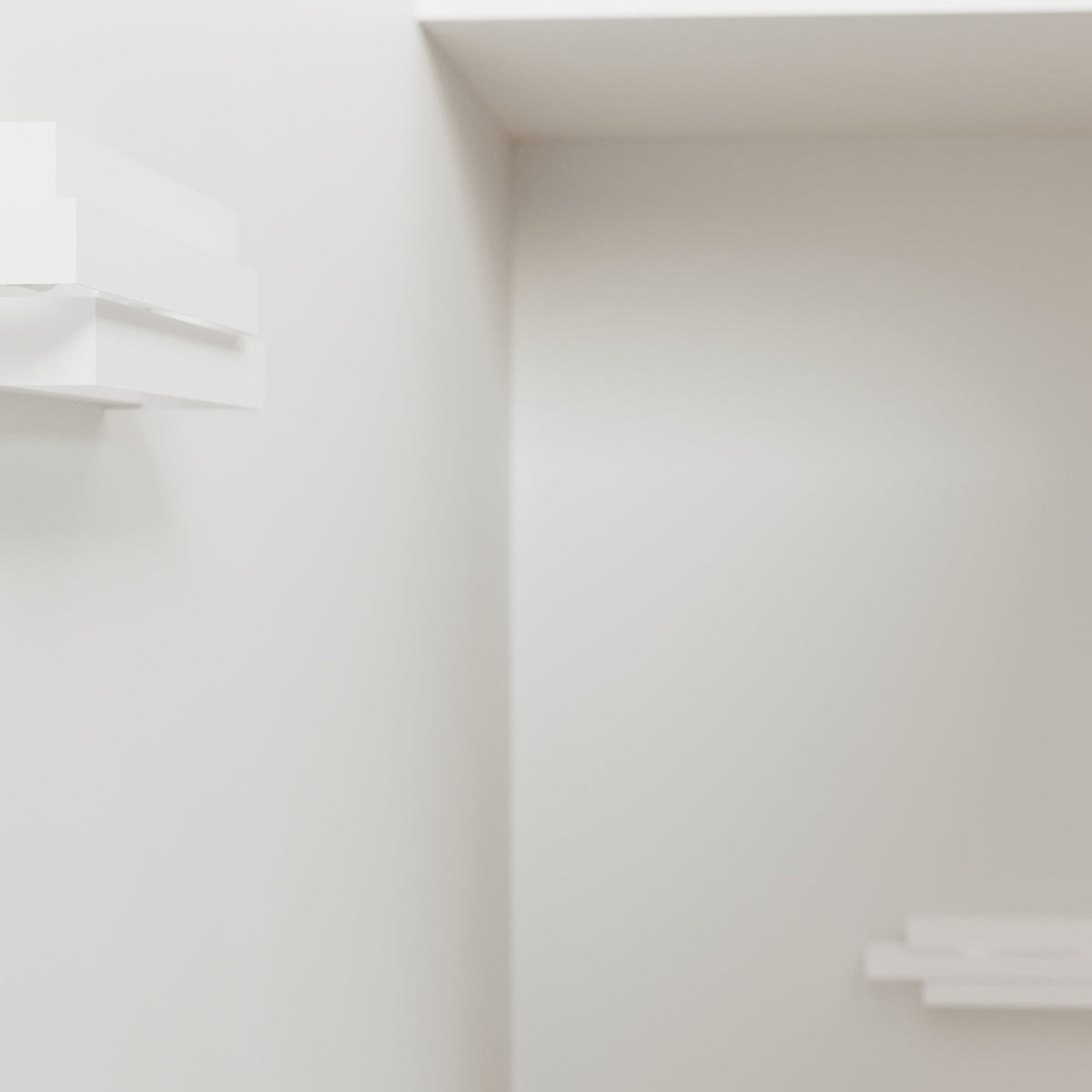 Applique Murale Triple Étage Blanche