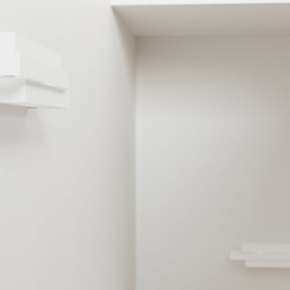 Applique Murale Triple Étage Blanche
