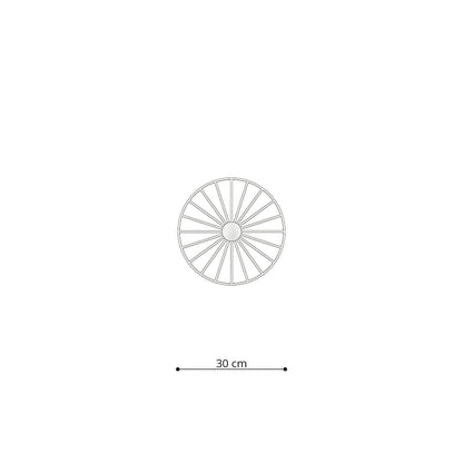 Applique / Plafonnier Modulable Circulaire 30 cm Noir