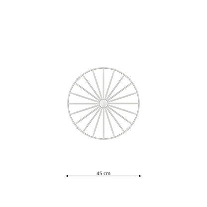 Applique / Plafonnier Modulable Circulaire 45 cm Noir