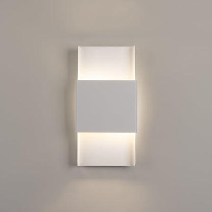 Applique Murale Design Plaque Acier Blanc