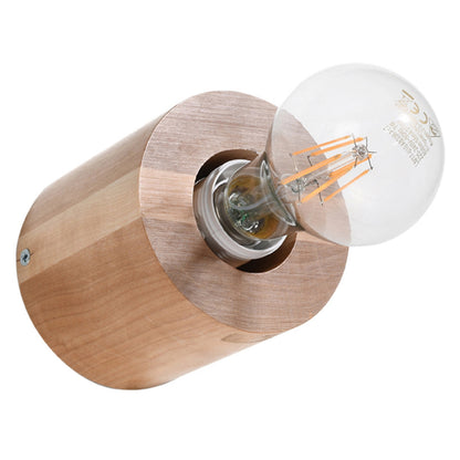 Applique Pure Circulaire en Bois Naturel