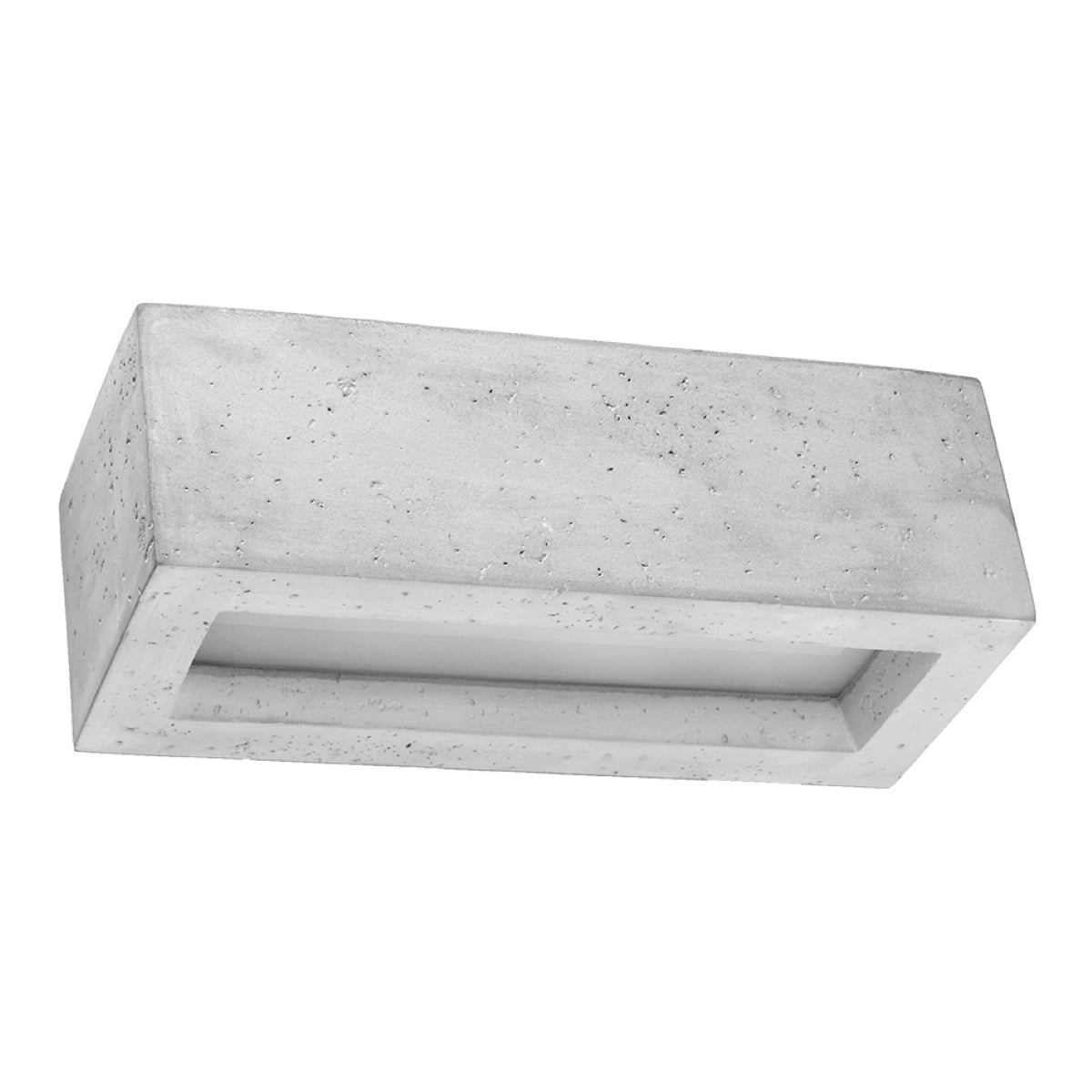 Applique Murale Rectangle Ouvert 30 en Béton