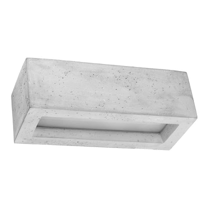 Applique Murale Rectangle Ouvert 30 en Béton