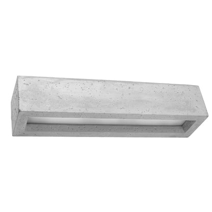 Applique Murale Rectangle Ouvert 50 en Béton