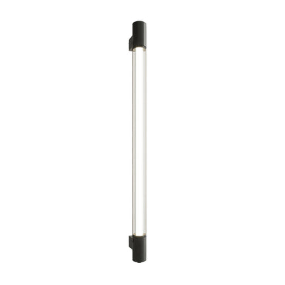 Applique Murale Tube Lumineux Noir Industriel